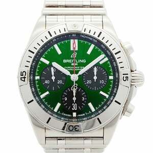 Breitling Chronomat AB0134 Green Dial Men's Watch